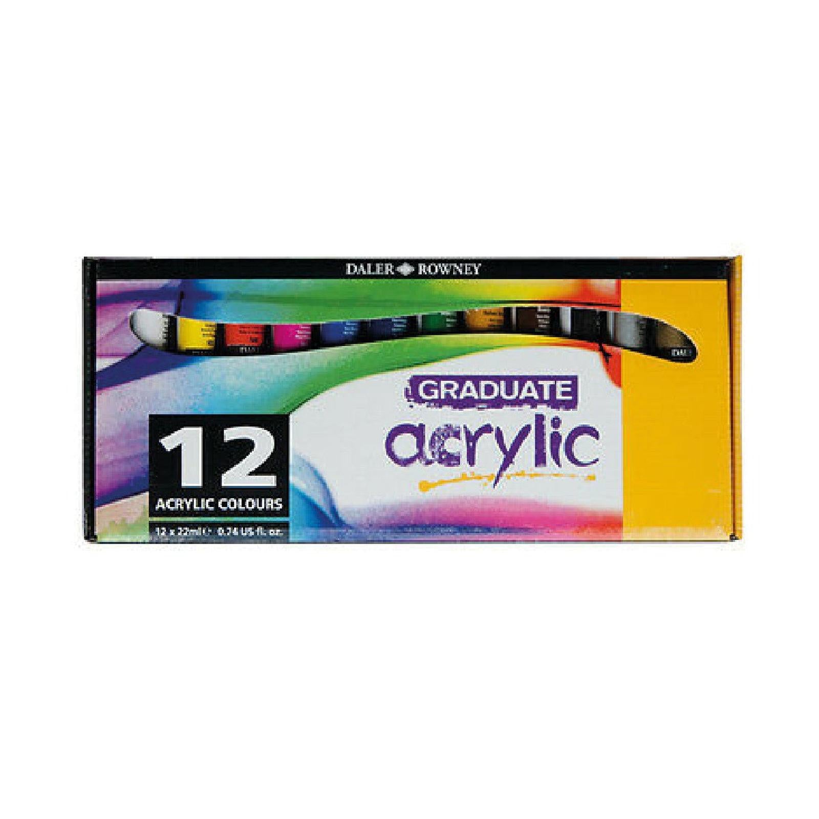 Graduate Acrylique Introduction Sélection Set 12 - Librairie Oxford City