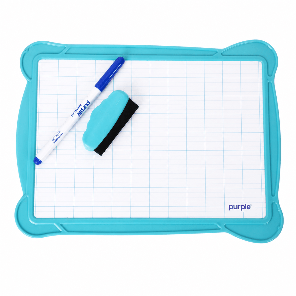 Ardoise Effaçable Purple avec Lignage Seyès — Pack Stylo + Brosse - Librairie Oxford City