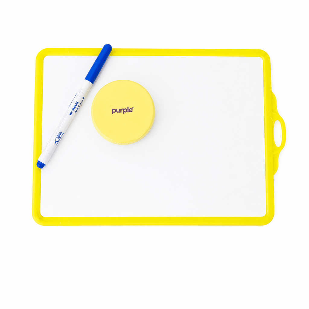 Purple - Ardoise 2 en 1 avec Stylo et Chiffon - Librairie Oxford City