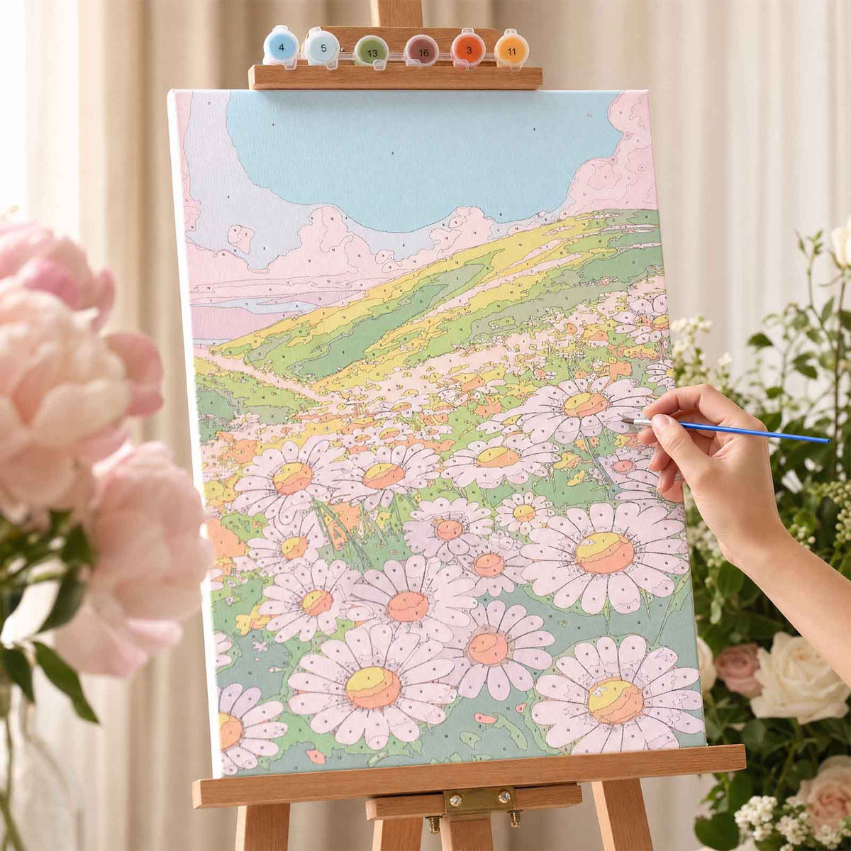 Collection Tableaux Peinture au Numéro 40x50cm — Paysages Pastel