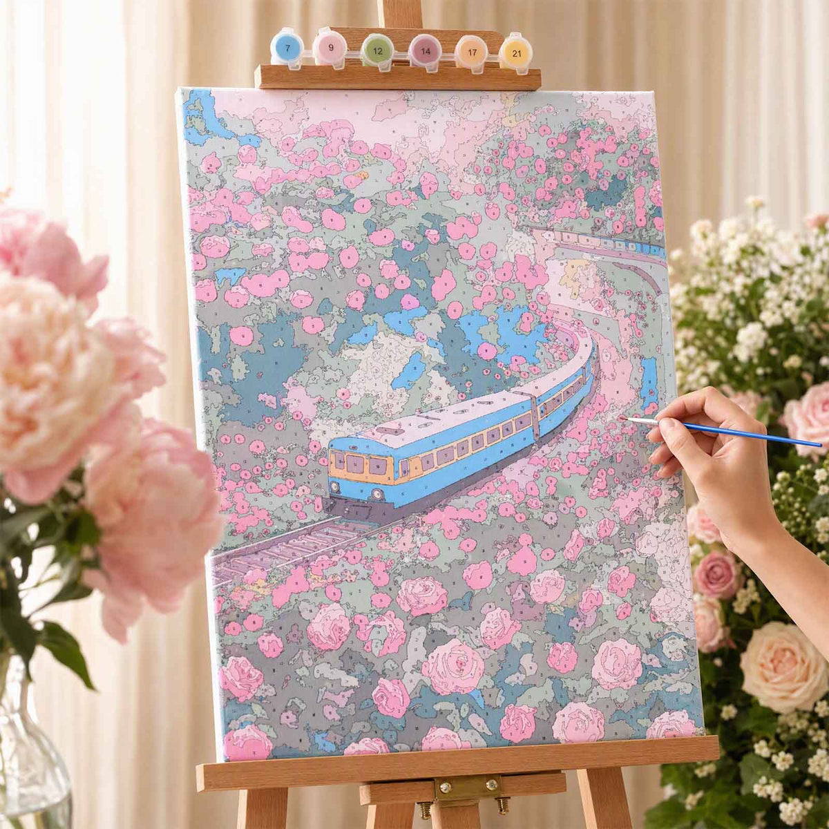 Collection Tableaux Peinture au Numéro 40x50cm — Paysages Pastel