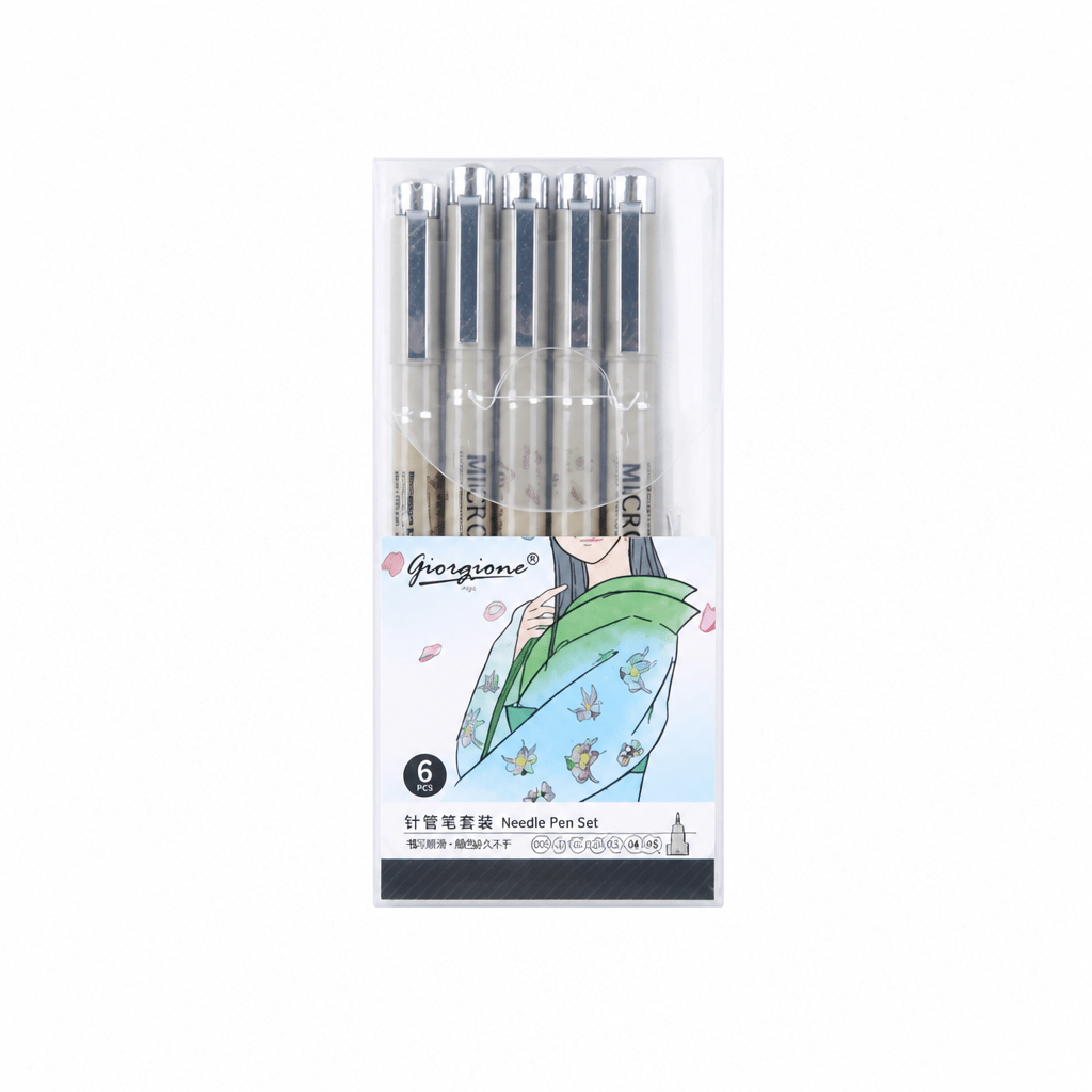 Morning Glory - Set de 6 Stylos Pitt Artist Pointe Fine - Librairie Oxford City