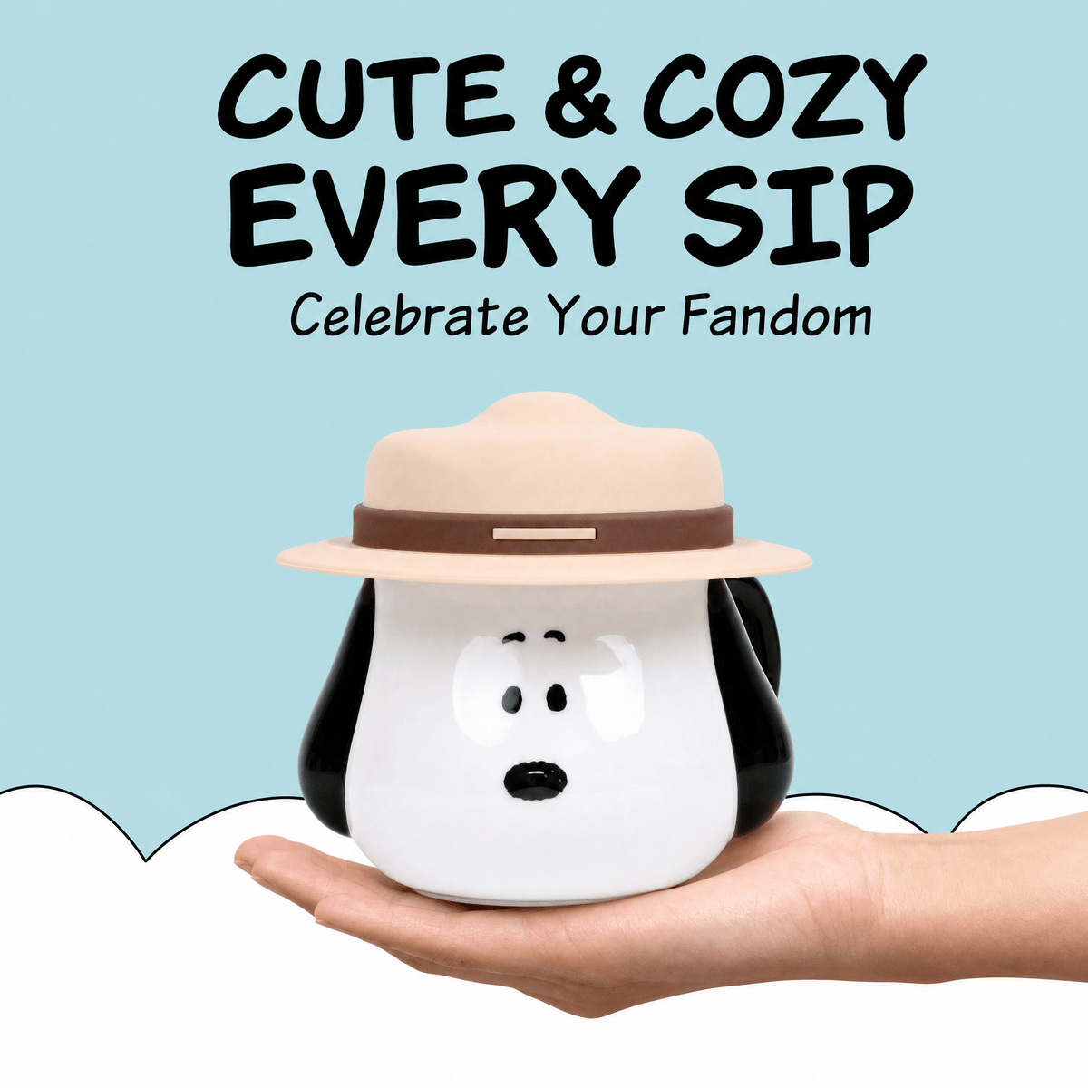 Mug Céramique Snoopy avec Chapeau - Librairie Oxford City