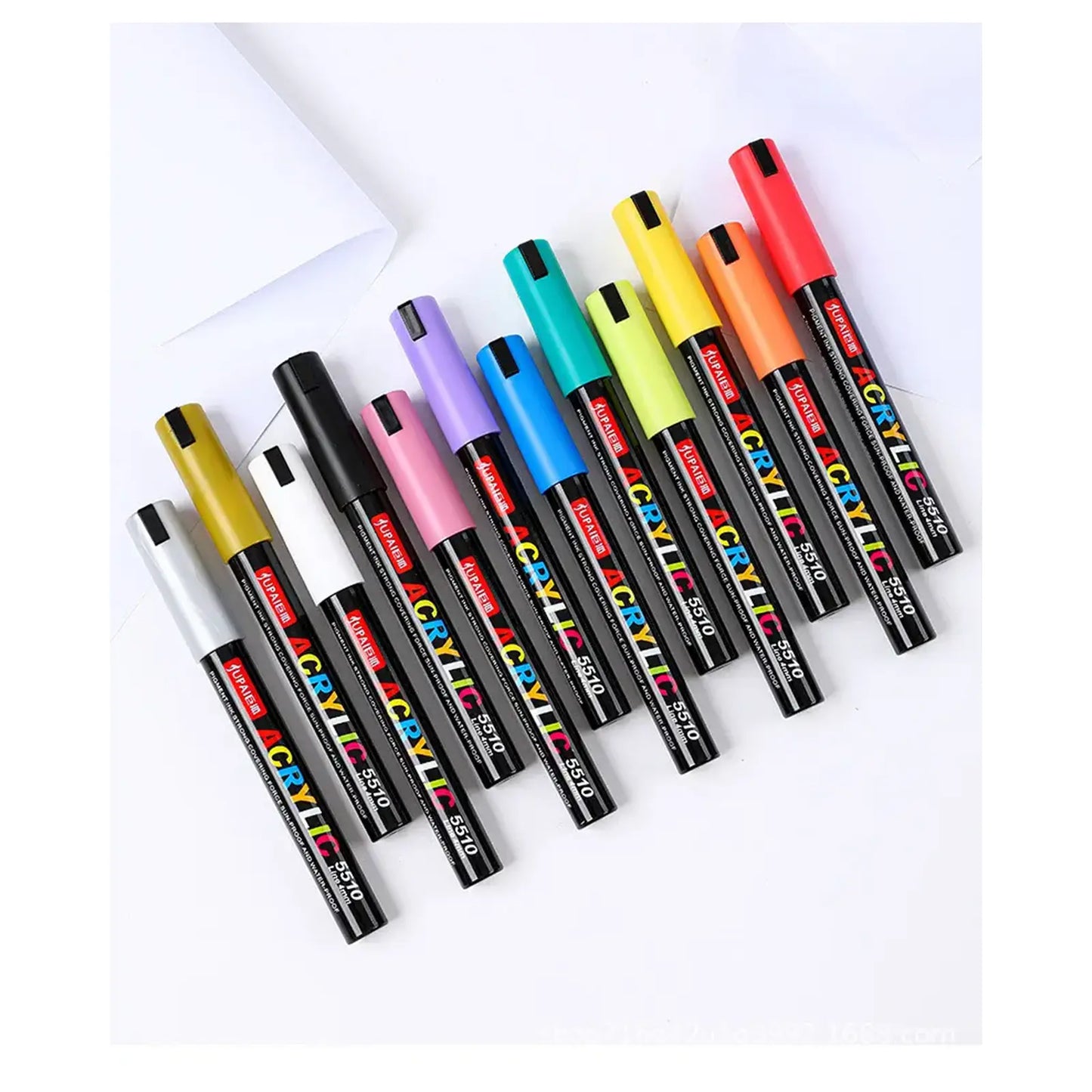 Feutres Acryliques Permanents – Marqueurs Peinture Multi - Surfaces (24 à 60 Couleurs) - Librairie Oxford City