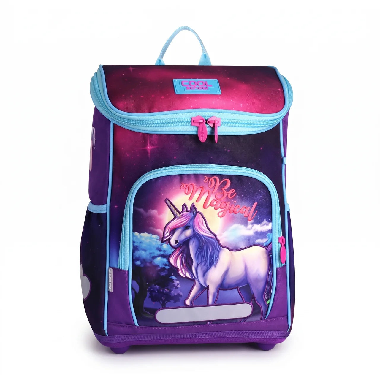 Pack 4 Pièces Cool School – Sac à Dos, Porte-Goûter, Trousse & Boîte à Repas