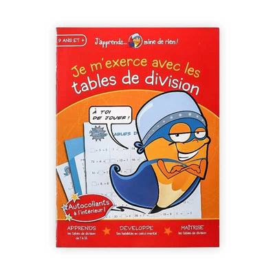 Je m'exerce avec les tables de division (9 ans et +) - Librairie Oxford City