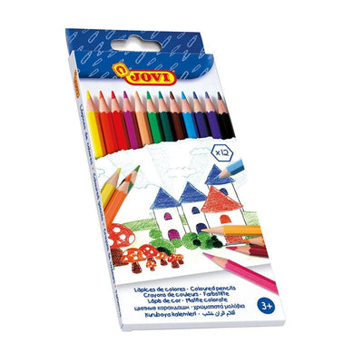 JOVI 12 CRAYONS DE COULEUR - Librairie Oxford City