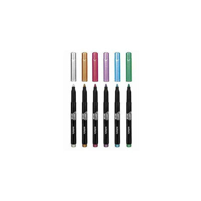 JOVI 6 MARQUEUR DECOR METALISE 6COULEURS - Librairie Oxford City