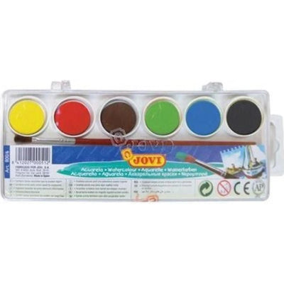 JOVI AQUARELLE DE 6 PASTILLES 22MM - Librairie Oxford City
