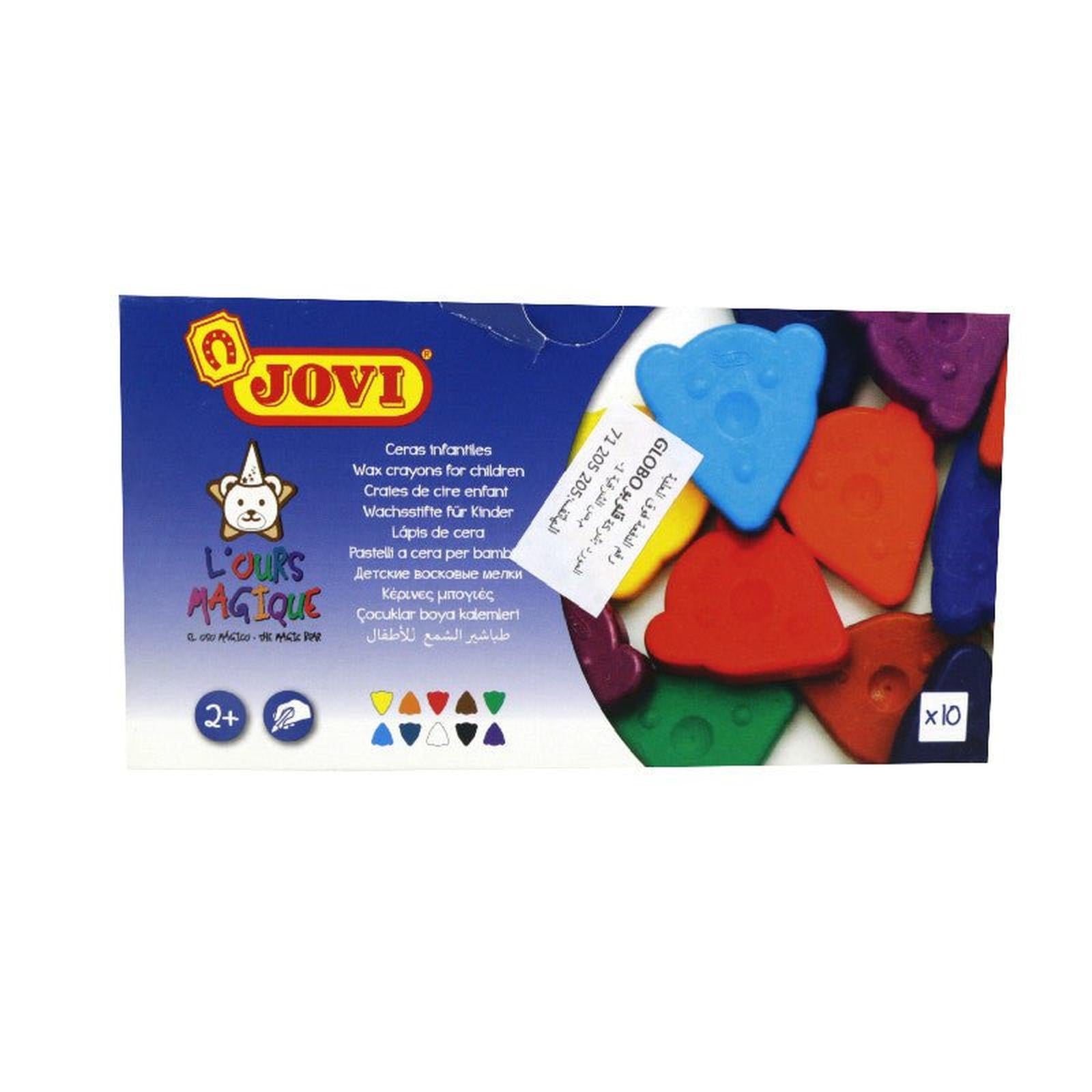 JOVI BOITE 10 PASTEL OURS MAGIQUE - Librairie Oxford City