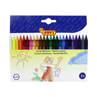 JOVI ETUIT 24 CRAYONS HEXAGONALES - Librairie Oxford City