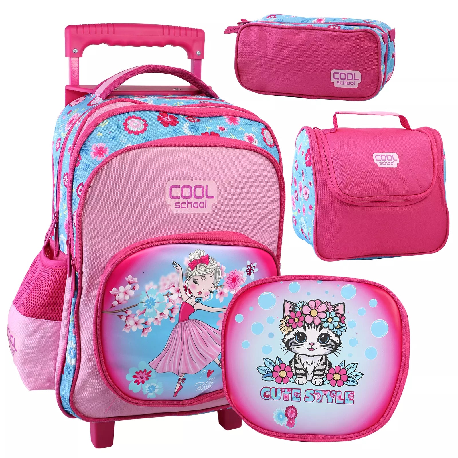 💥🏷️ Pack 3 pièces : Sac à dos double face + Porte goûter + Trousse - Librairie Oxford City