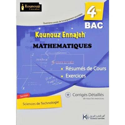 Kounouz Ennajeh 4éme - MATHEMATIQUES - Librairie Oxford City