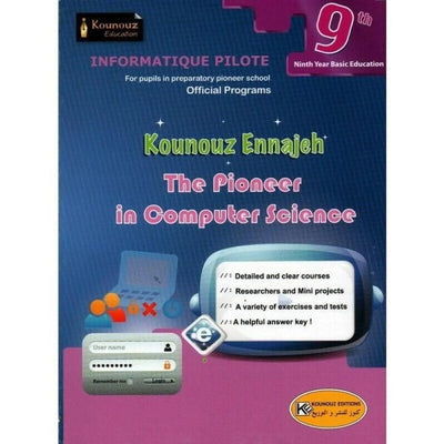 Kounouz Ennajeh Informatique 9ème Pilote - Librairie Oxford City