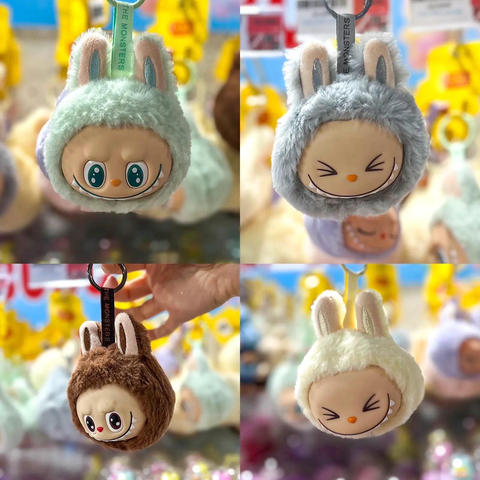 🐰✨ Porte - Clés Peluche “Bunny Monster” – Kawaii & Doux - Librairie Oxford City
