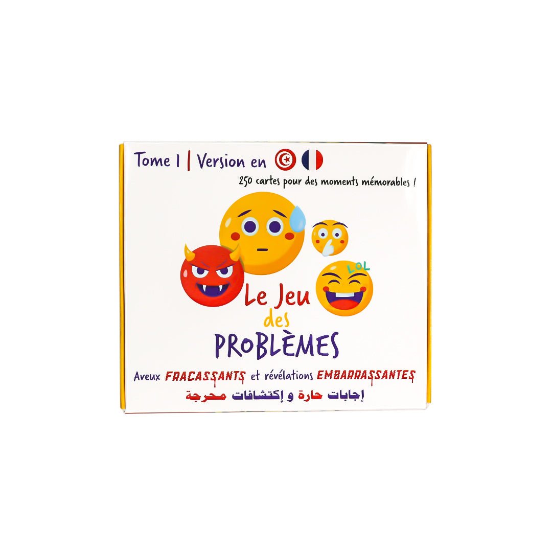 Le Jeu des Problèmes en arabe tounsi ET français - Librairie Oxford City