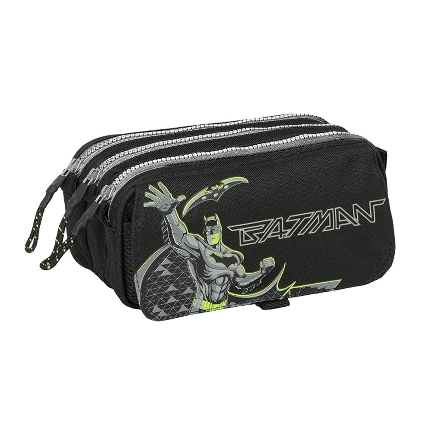 Trousse Safta Batman 3 Compartiments — Noir & Vert - Librairie Oxford City