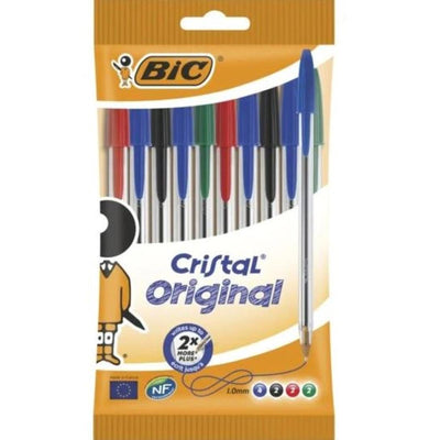 LOT 10 STYLO A BILLE CRISTAL ORIGINAL BIC - Librairie Oxford City