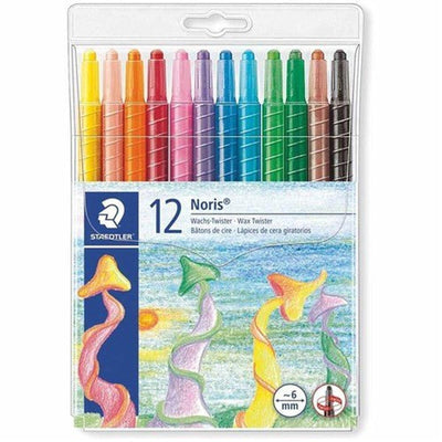 Lot de 12 crayons de cire Twister 221 NWP - Librairie Oxford City