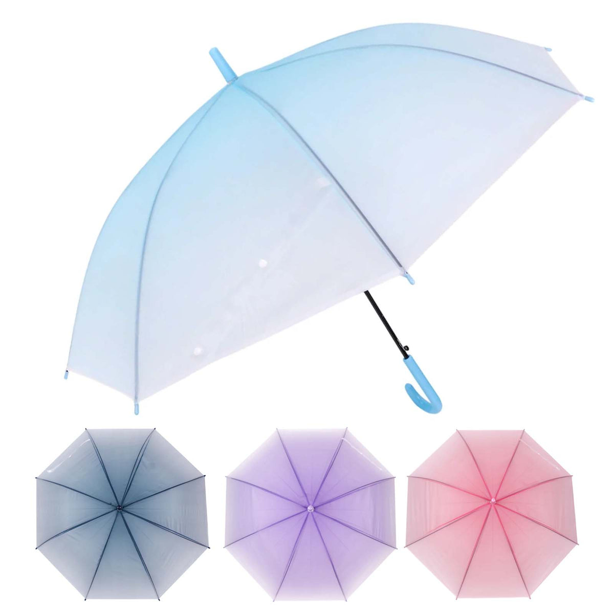 Parapluie Junior Transparent — Dôme 8 Panneaux - Librairie Oxford City
