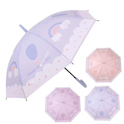 Parapluie Enfant Motifs Fantaisie — Ballons, Arc-en-ciel & Nuages - Librairie Oxford City