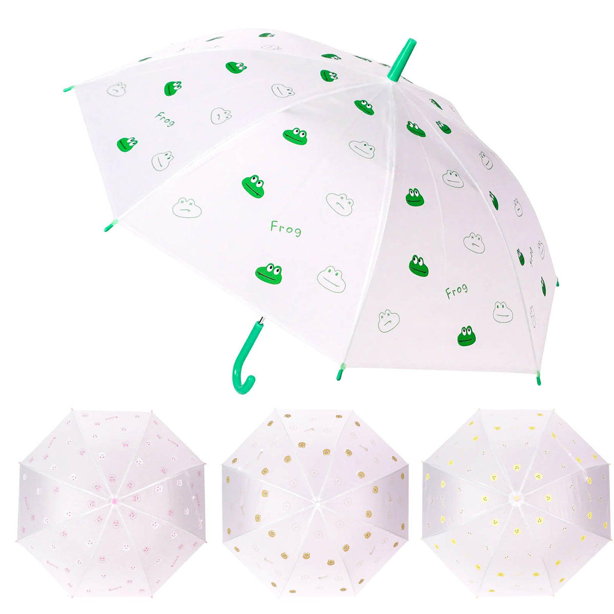 Parapluie Grenouille Transparent pour Enfants - Librairie Oxford City