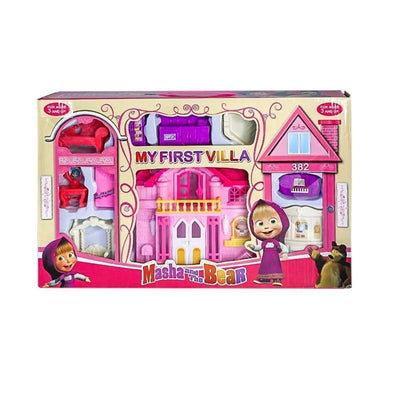 Maison de poupée avec meuble - My First Villa Masha And The Bear - Librairie Oxford City