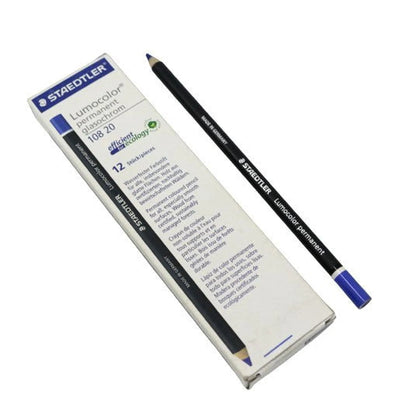 MARQUEUR A SEC PERMANENT BLEU 108 20 - 3 STAEDTLER - Librairie Oxford City