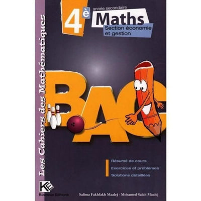 MATHS 4EME - SECTION ECONOMIE ET GESTION - Librairie Oxford City
