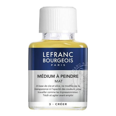Medium à peindre MAT 75ml LEFRANC BOURGEOIS - Librairie Oxford City