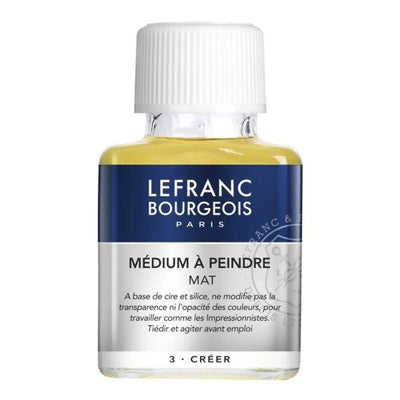 Medium à peindre MAT 75ml LEFRANC BOURGEOIS - Librairie Oxford City
