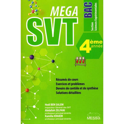 MEGA SVT 4 EME - SCIENCES EXPERIMENTALES - Librairie Oxford City