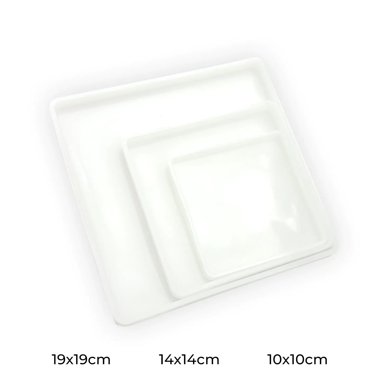 Moule Silicone Carré pour Résine – Plateaux 19×19 cm, 14×14 cm et 10×10 cm - Librairie Oxford City