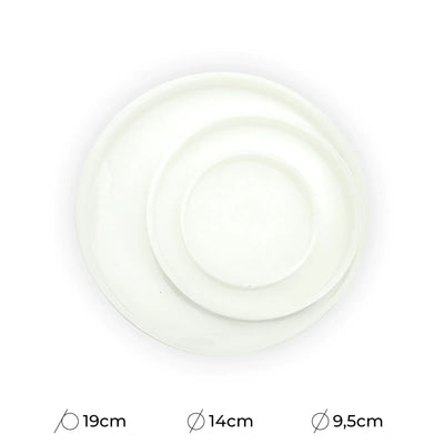 Moule Silicone Rond pour Résine – Plateaux Ø 19 cm, 14 cm et 9,5 cm - Librairie Oxford City