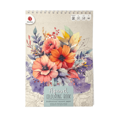 Bloc Aquarelle – DecoTime A4 (260 g/m²) - Librairie Oxford City