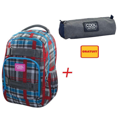 PACK SAC À DOS COOL SCHOOL+TROUSSE GRATUIT-Bagagerie-Librairie Oxford City