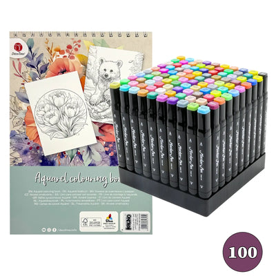 Pack Kalino + Livre de coloriage Aquarelle - Librairie Oxford City