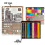 Pack Sketch & Dessin – Crayons Artistiques 24 Couleurs + Carnet Sketch A5 (72 feuilles) - Librairie Oxford City