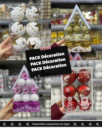 Pack Décoration Noël (13+ Pièces / Multicolors) - Exculive En Ligne - Librairie Oxford City