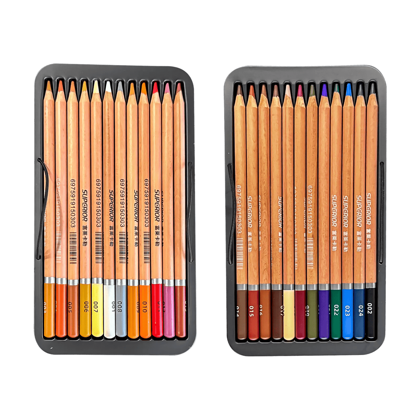 Pack Sketch & Dessin – Crayons Artistiques 24 Couleurs + Carnet Sketch A5 (72 feuilles) - Librairie Oxford City