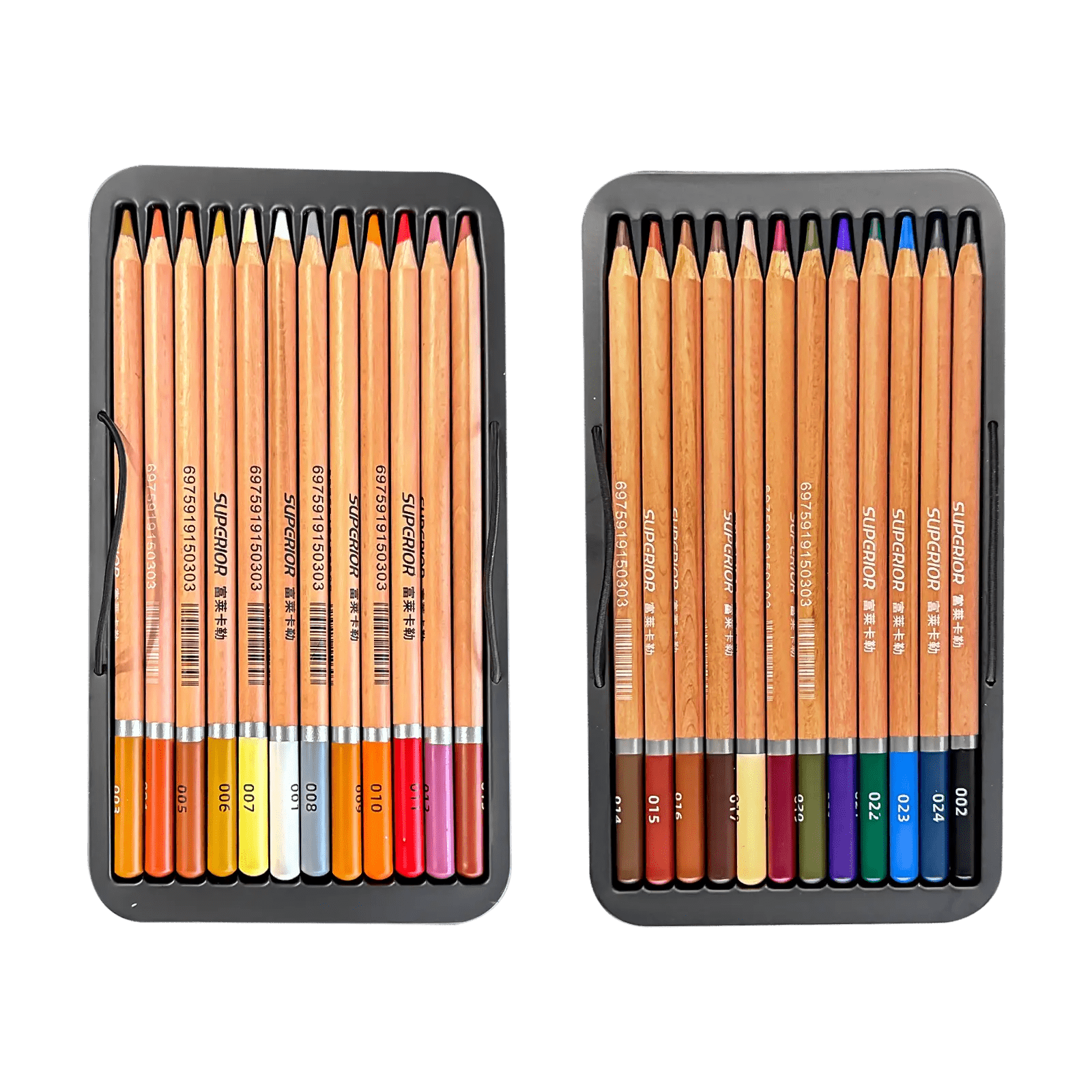 Pack Sketch & Dessin – Crayons Artistiques 24 Couleurs + Carnet Sketch A5 (72 feuilles) - Librairie Oxford City