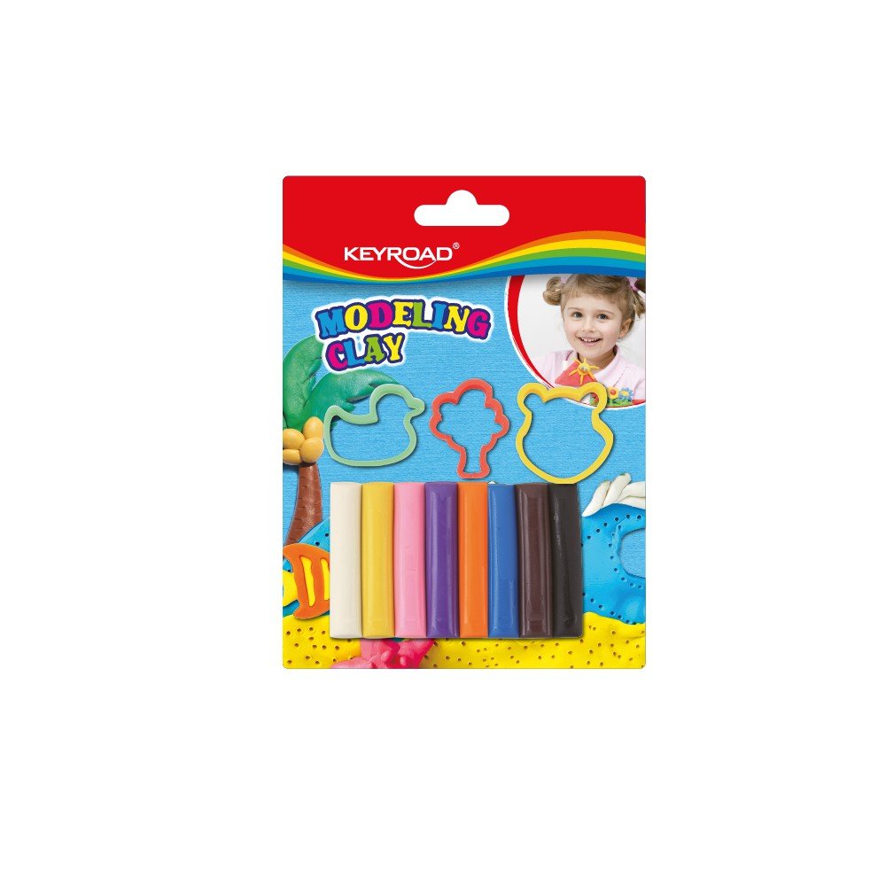 PATE A MODELER 8 BAR + 3 MOULE - Librairie Oxford City