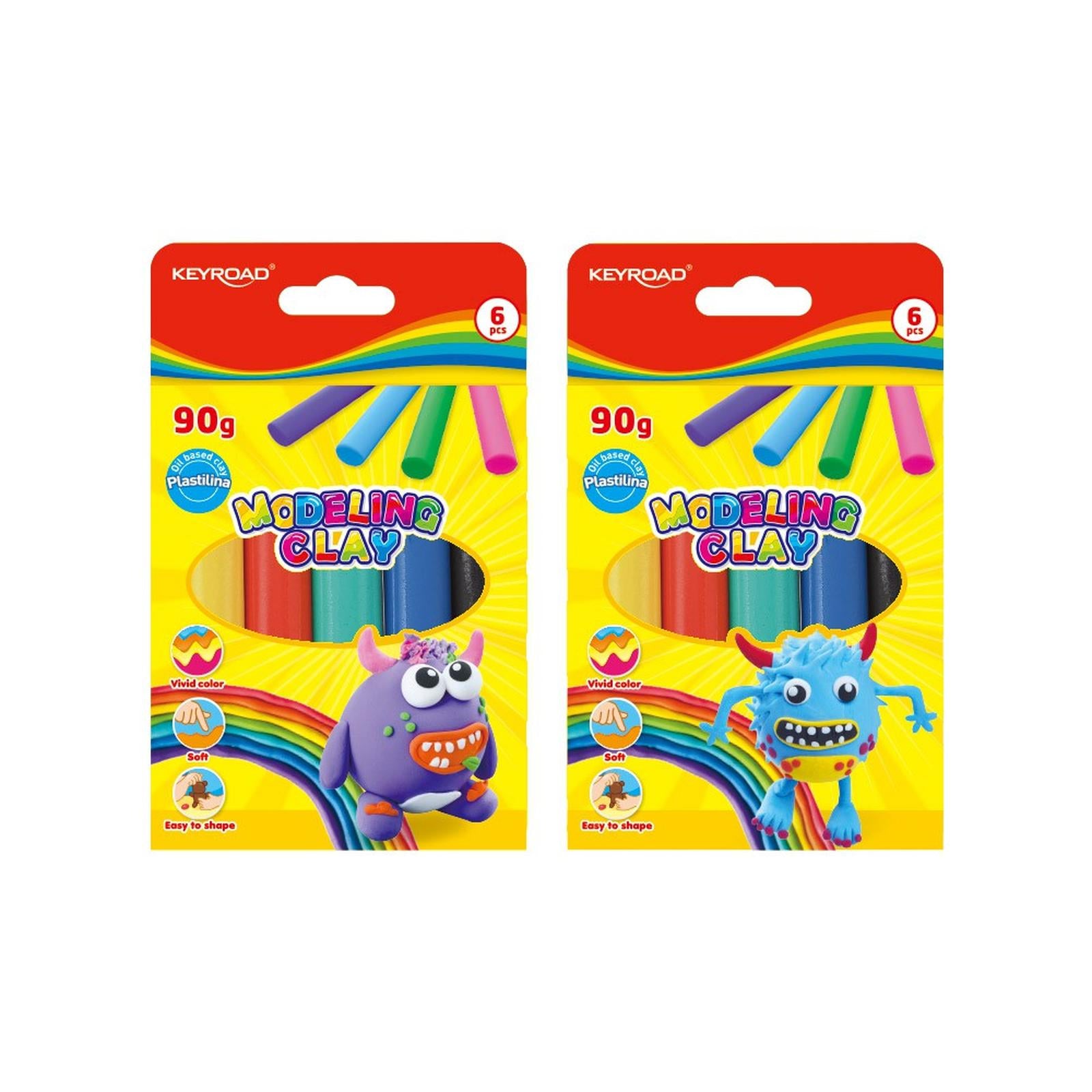 PATE A MODELER DE 6 * 15G-Fourniture Scolaire-Librairie Oxford City