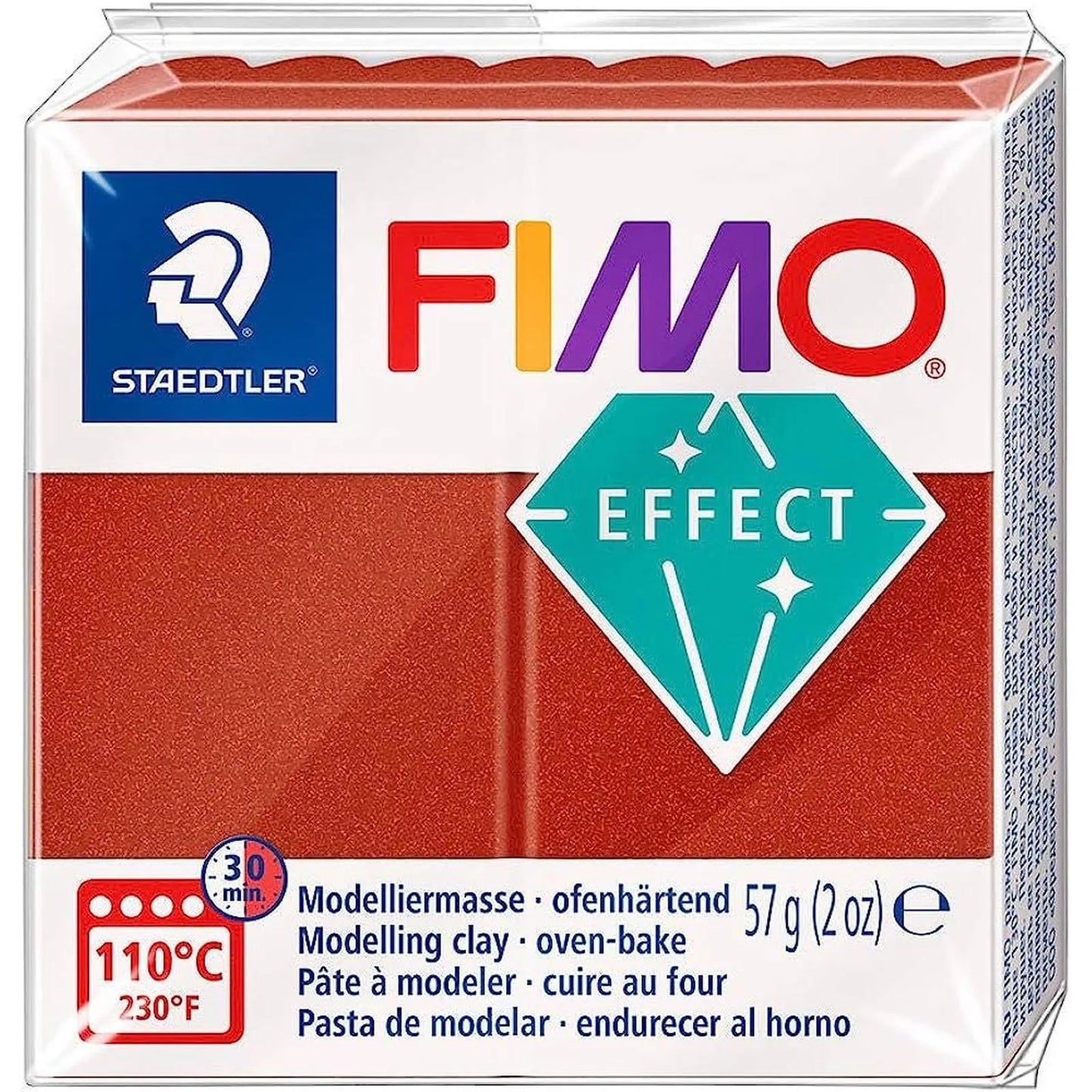 Pâte Fimo Effect Cuivre Mettalic - 57g - Librairie Oxford City