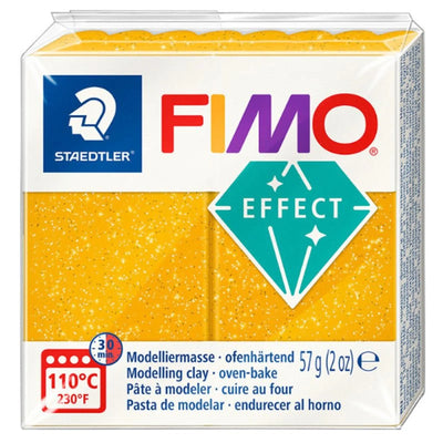 Pâte Fimo Effect - Glitter gold - 57 g - Librairie Oxford City