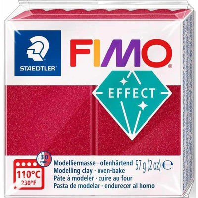 Pâte Fimo Effect Rouge Rubis - 57g - Librairie Oxford City
