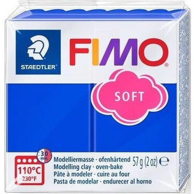 Pâte Fimo Soft Bleu brillant - 57g - Librairie Oxford City