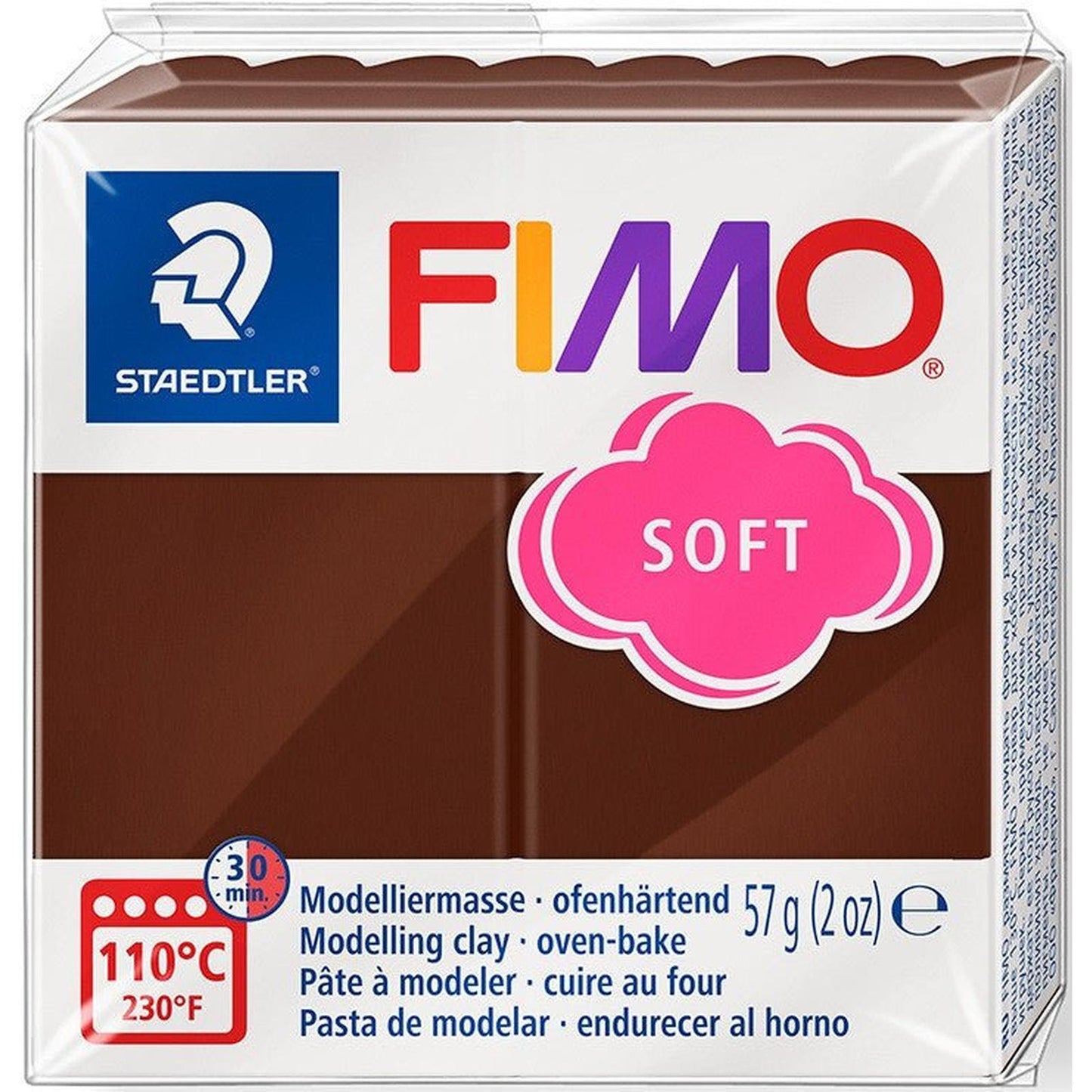 Pâte Fimo Soft Chocolate - 57g - Librairie Oxford City