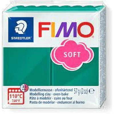Pâte Fimo Soft Emeraude - 57g - Librairie Oxford City