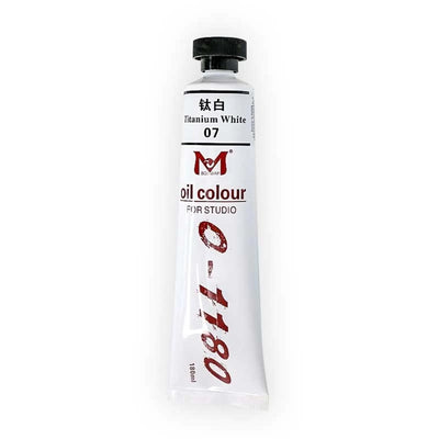 Peinture à l'huile Titanium White 180ml - Librairie Oxford City